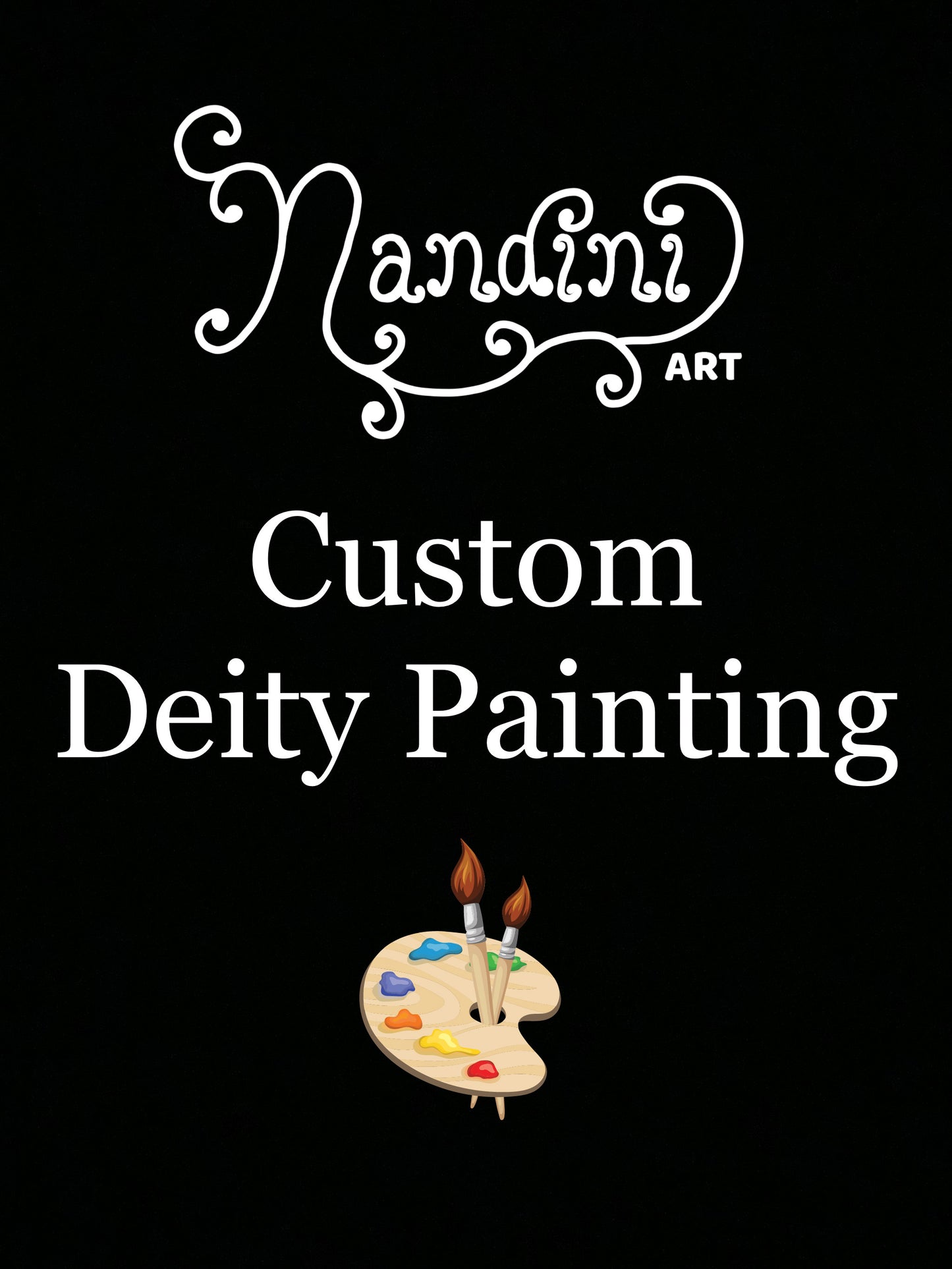 Custom Deity Painting | Radha Krishna Deities