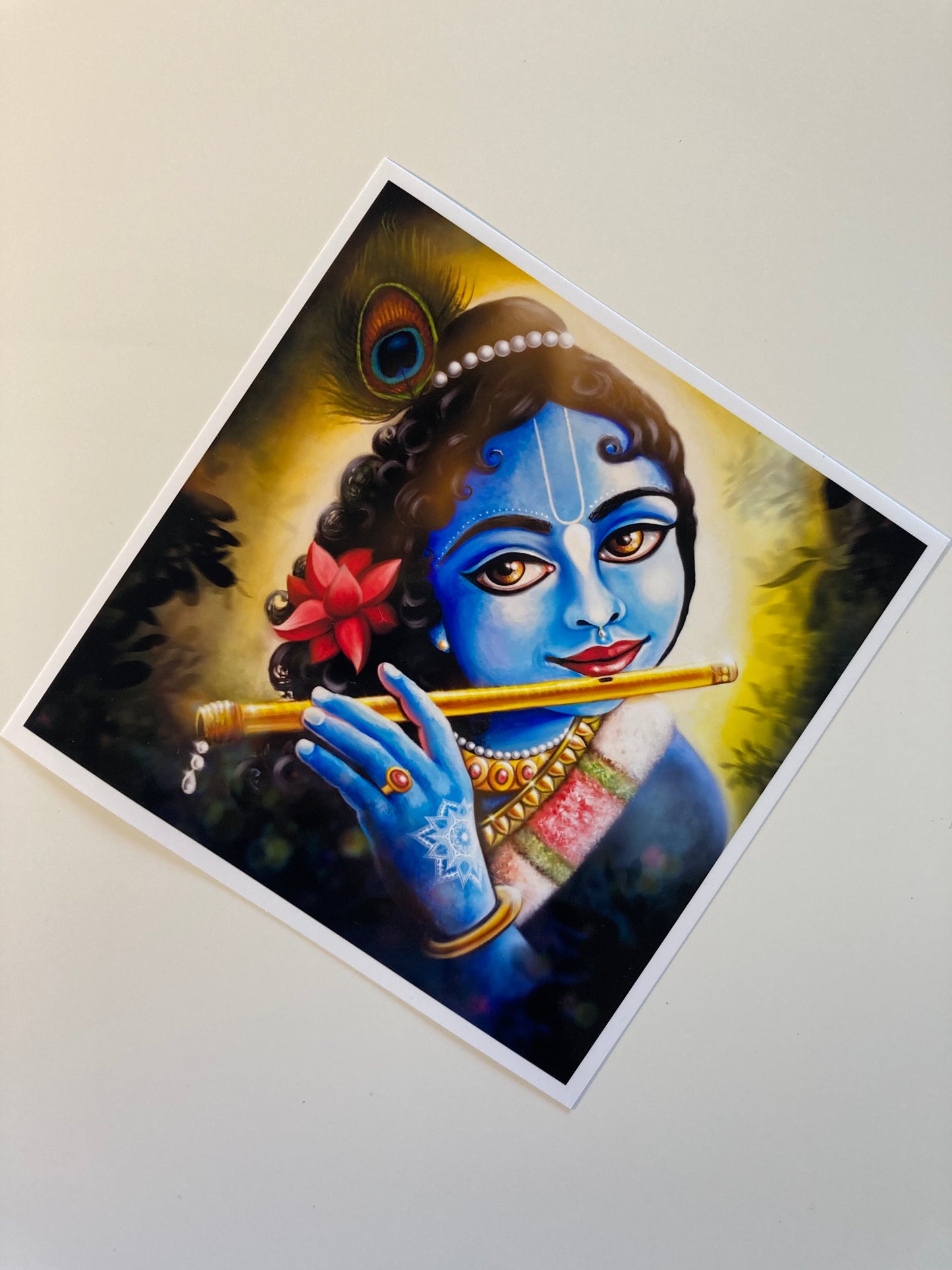 Smiling Krishna | Art Print