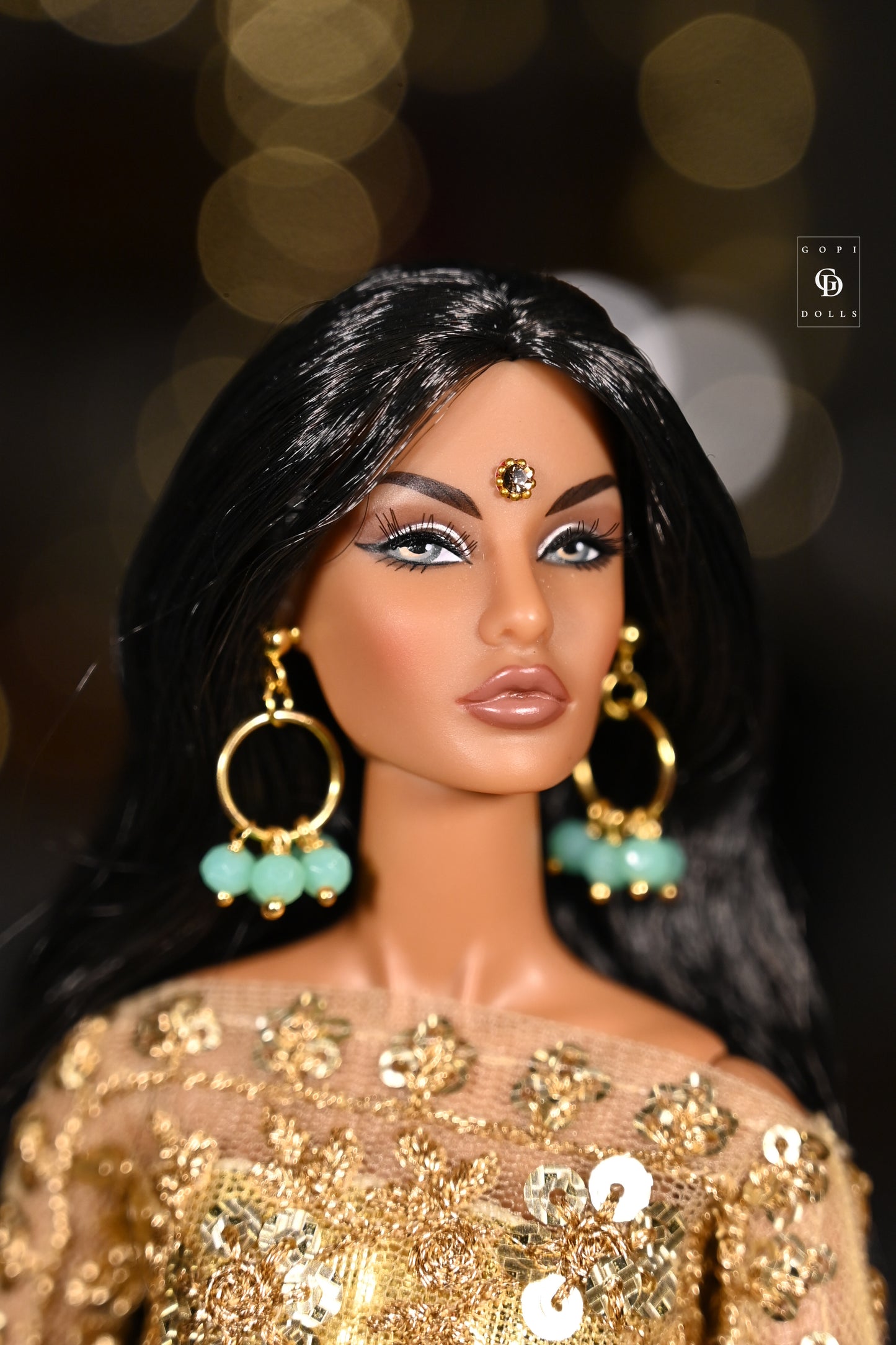 Bokeh Hoops 2 | Doll Earrings