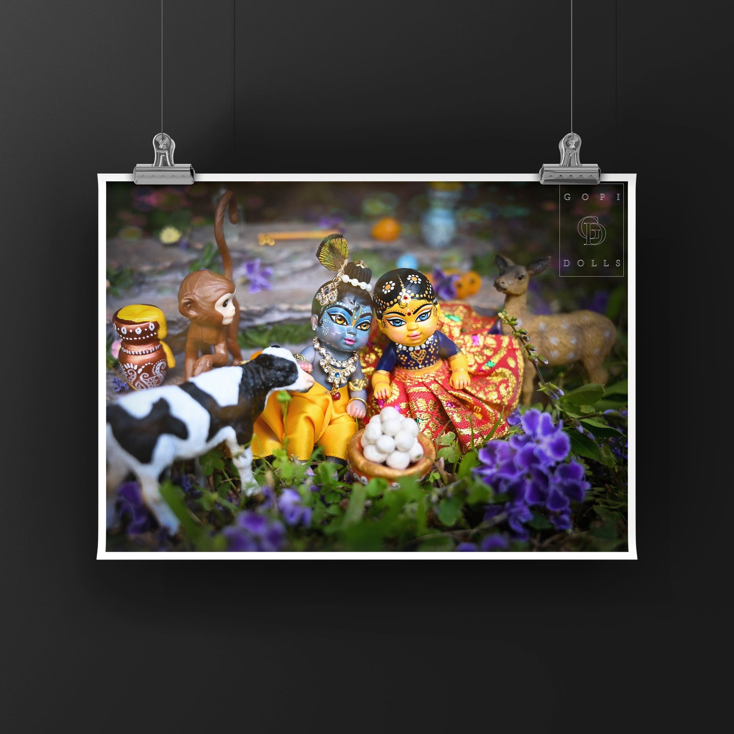 Baby Radha & Krishna | Photo Print