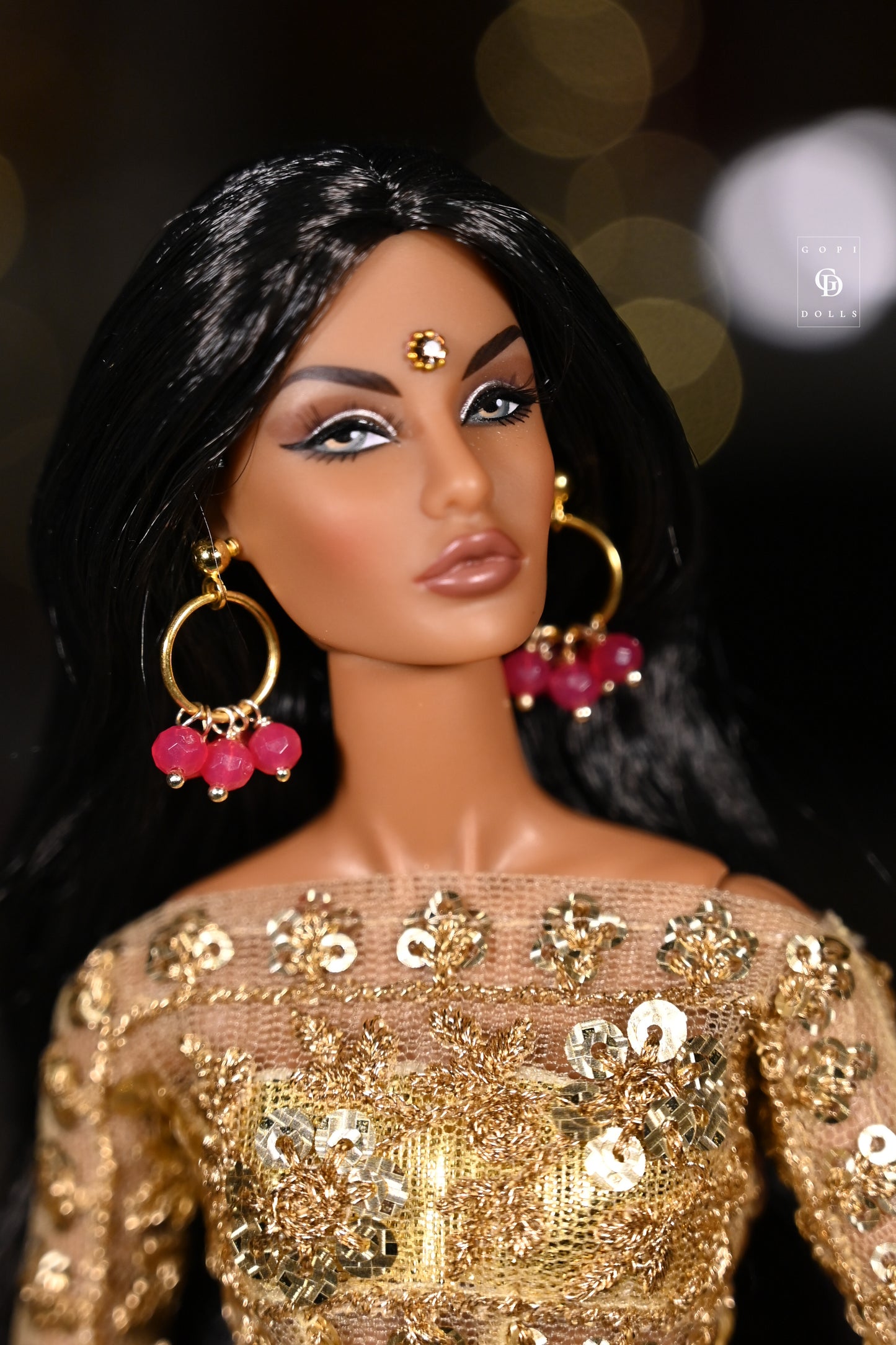 Bokeh Hoops 2 | Doll Earrings