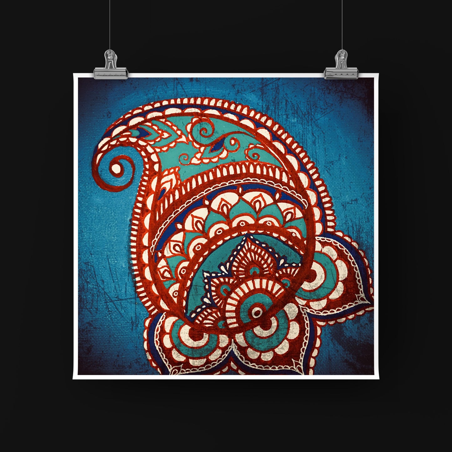 Paisley Mandala  | Art Print