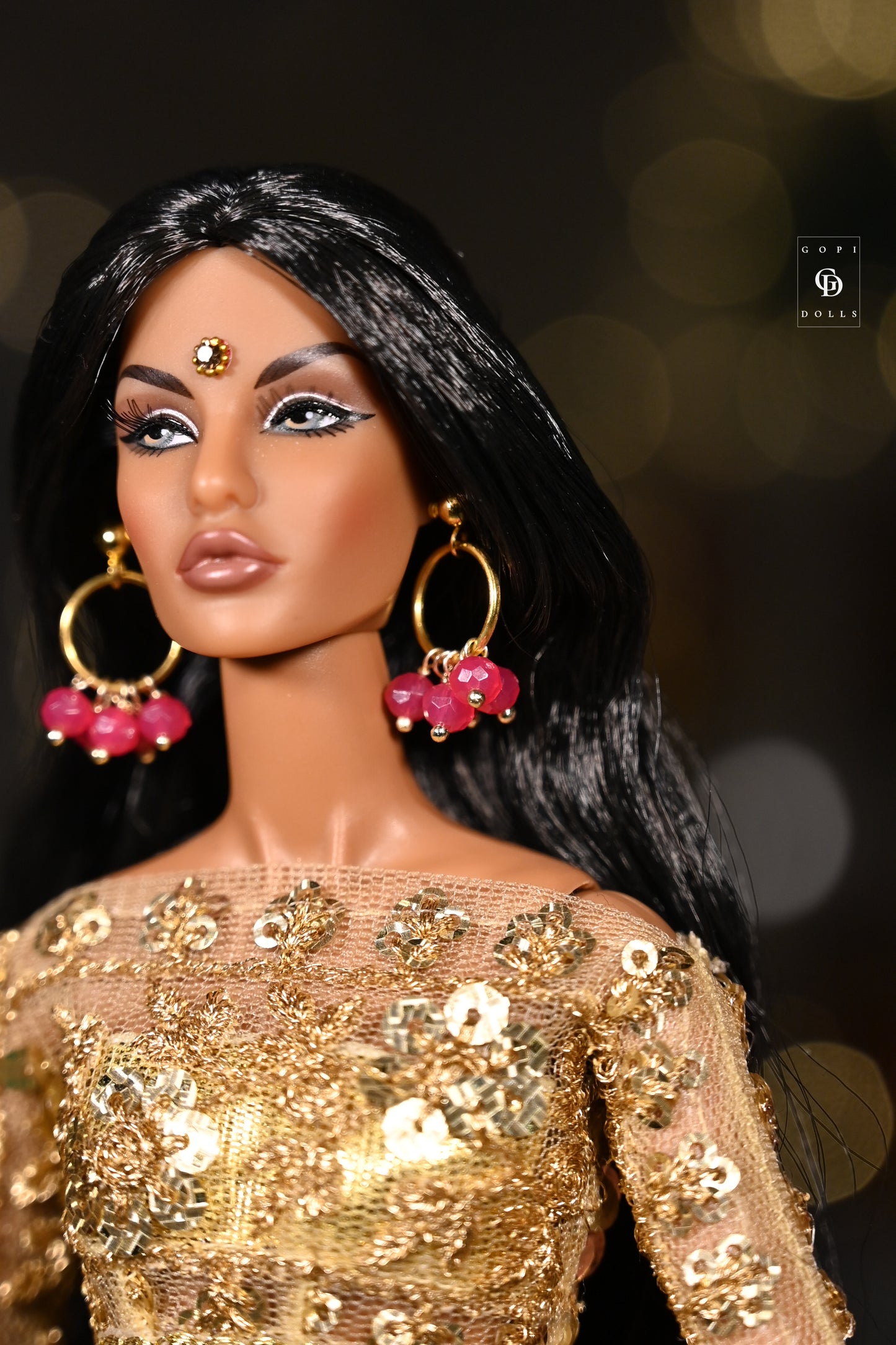 Bokeh Hoops 2 | Doll Earrings