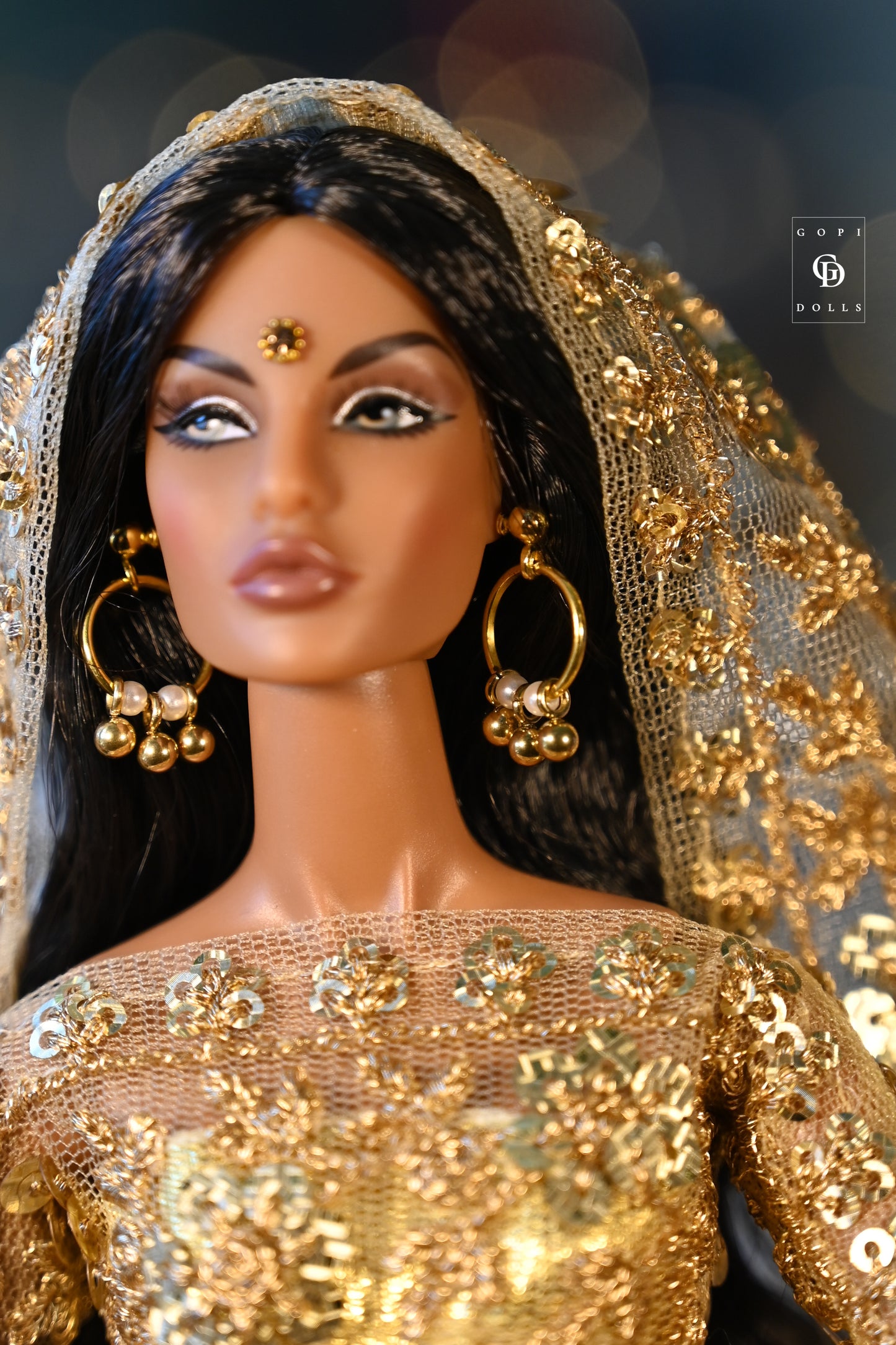 Bokeh Hoops| Doll Earrings