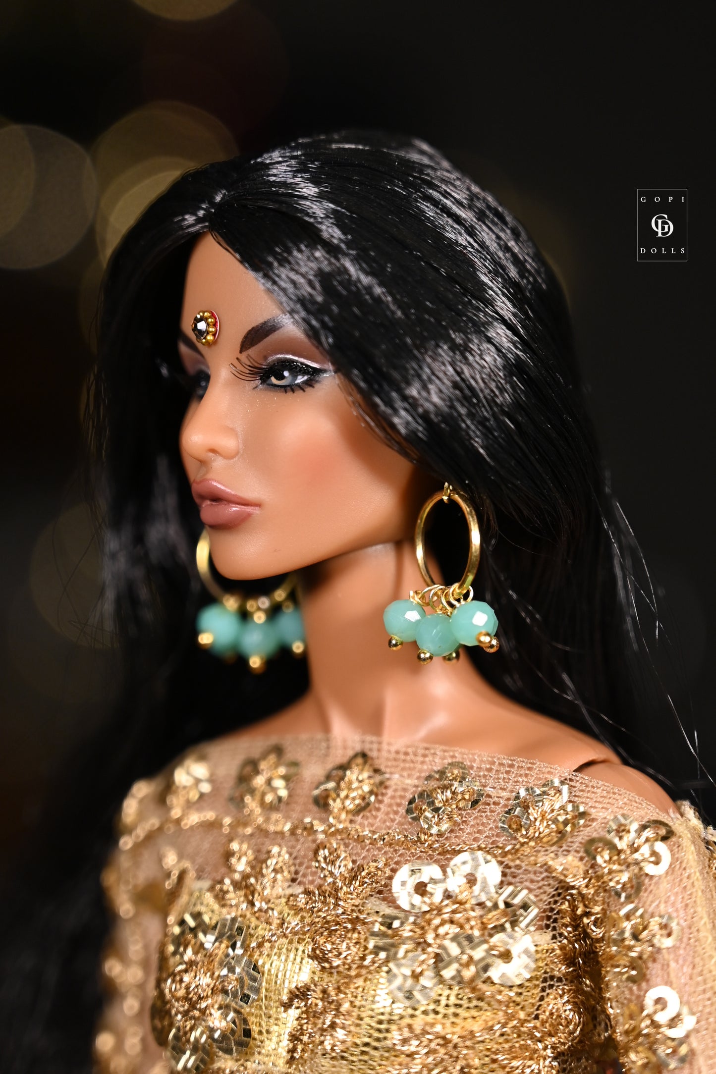 Bokeh Hoops 2 | Doll Earrings