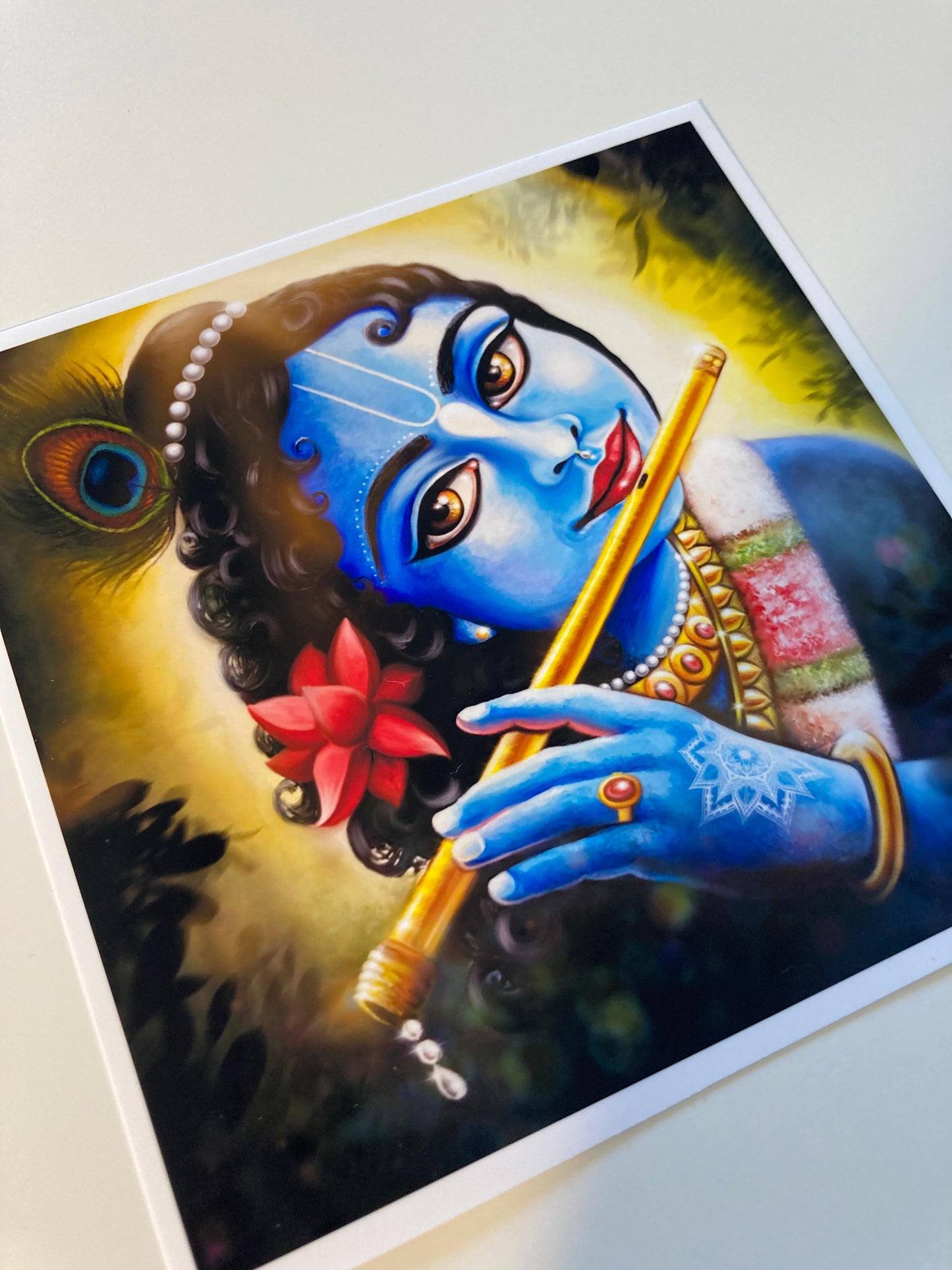 Smiling Krishna | Art Print