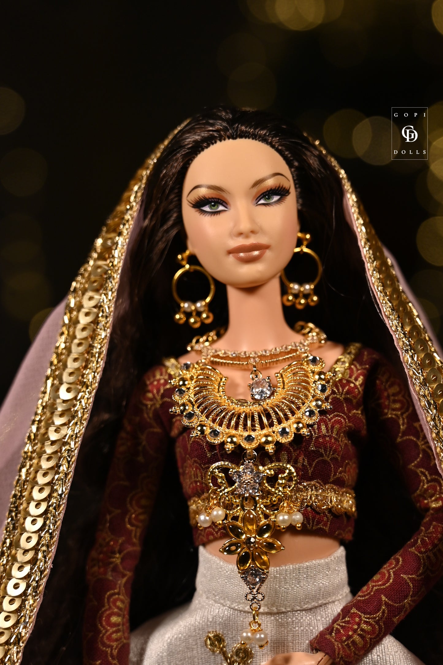 Bokeh Hoops| Doll Earrings