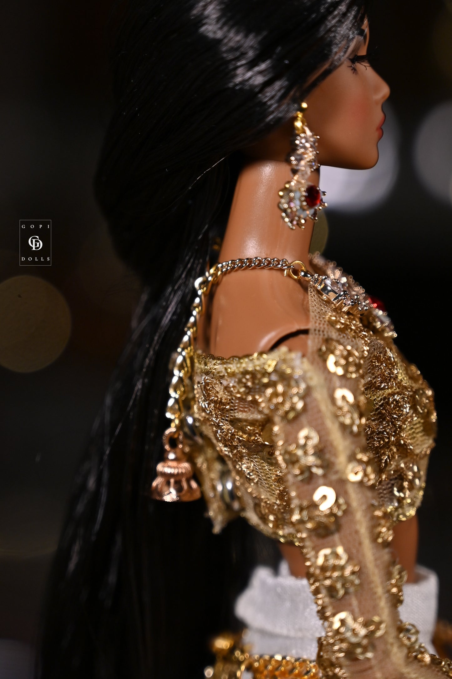 Red Flower | 3 Piece set | Doll Jewellery