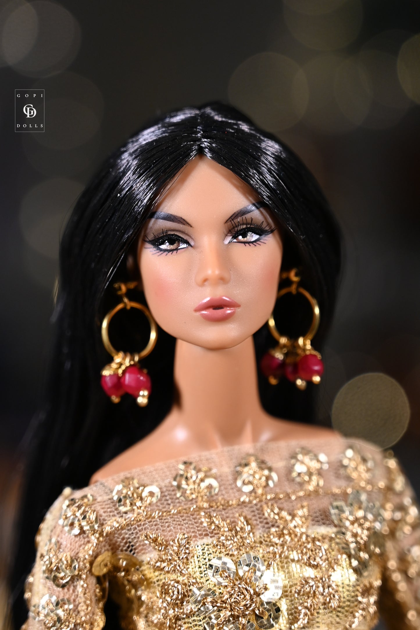 Bokeh Hoops 2 | Doll Earrings