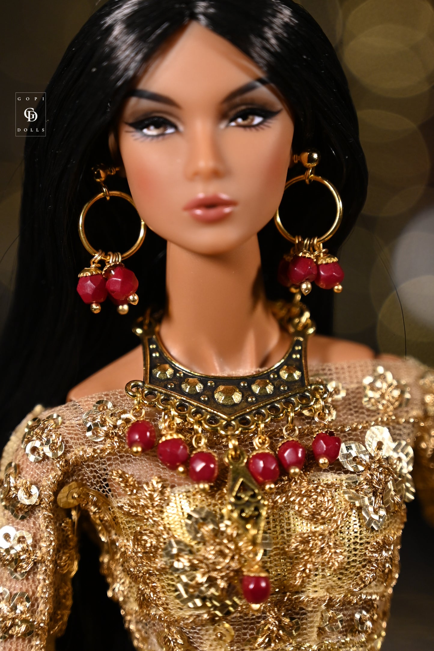 Bokeh Hoops 2 | Doll Earrings
