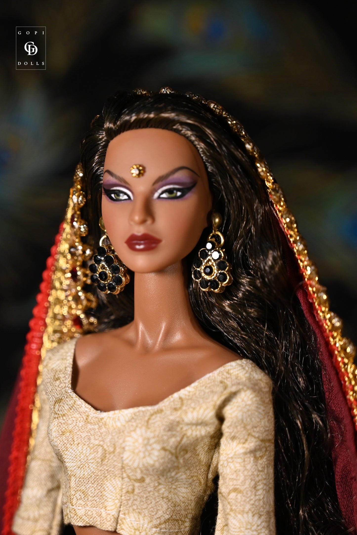 Midnight | Doll Earrings