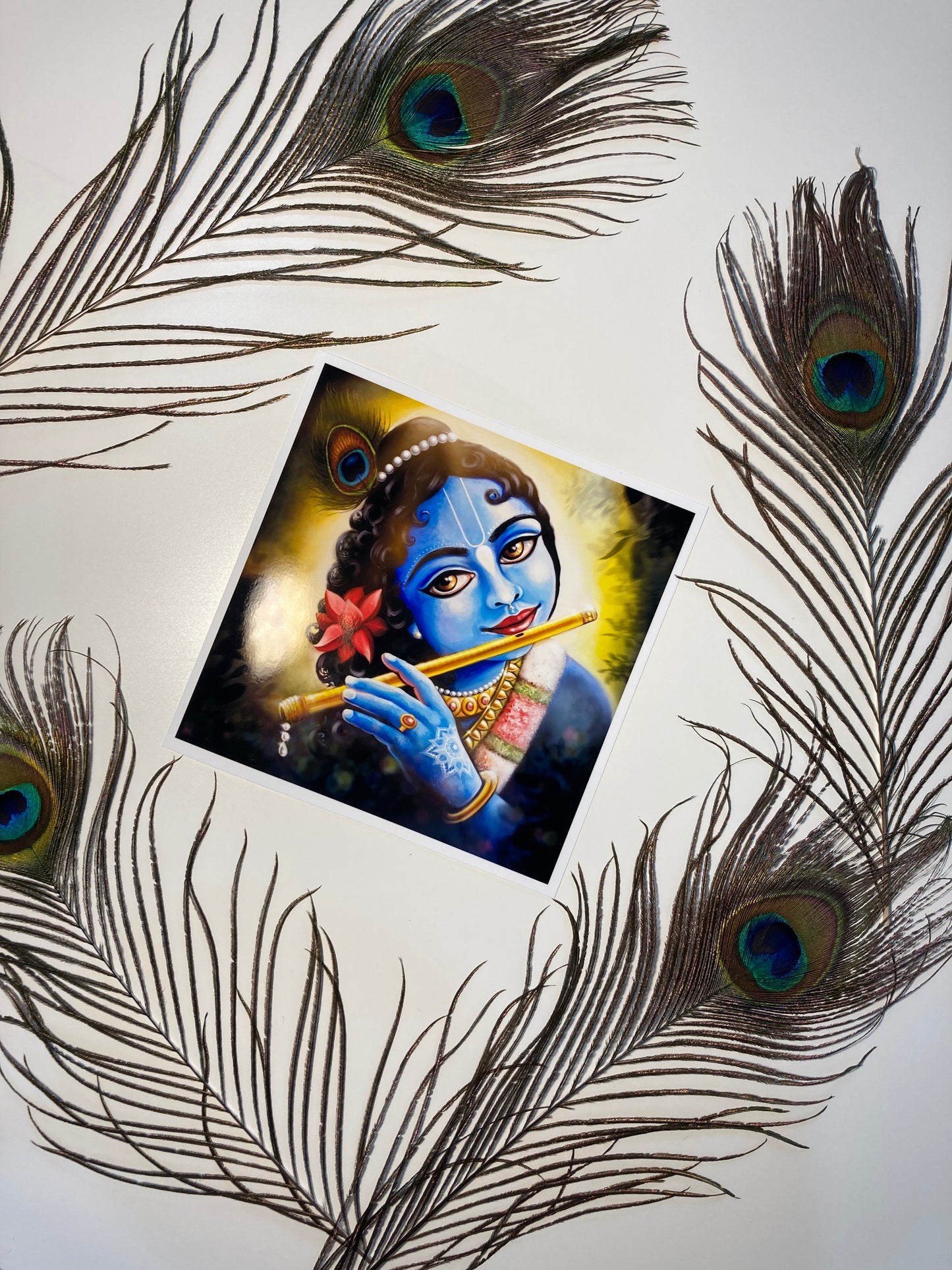 Smiling Krishna | Art Print