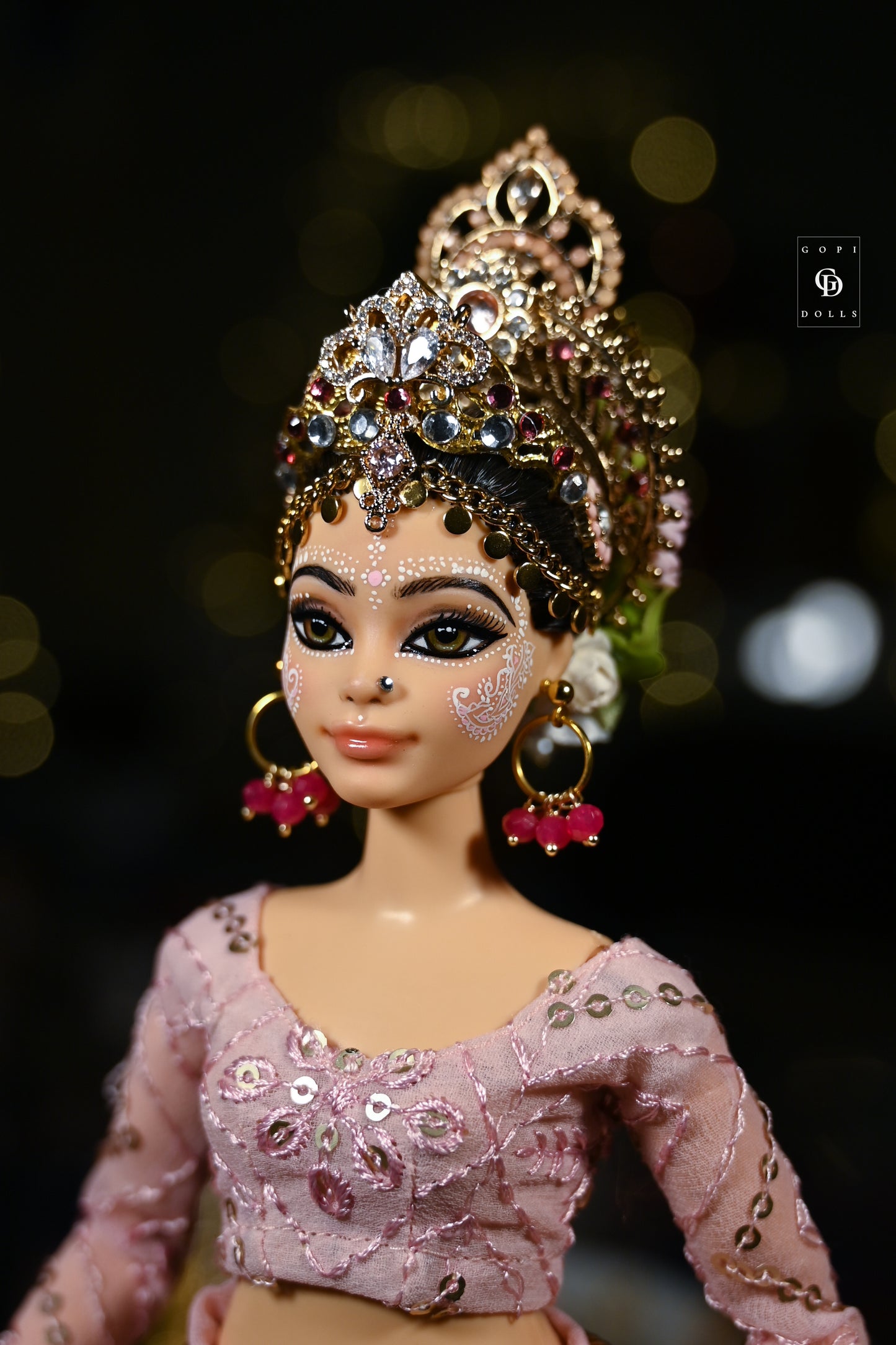 Bokeh Hoops 2 | Doll Earrings