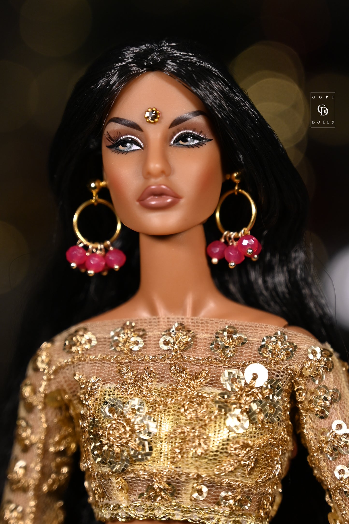 Bokeh Hoops 2 | Doll Earrings