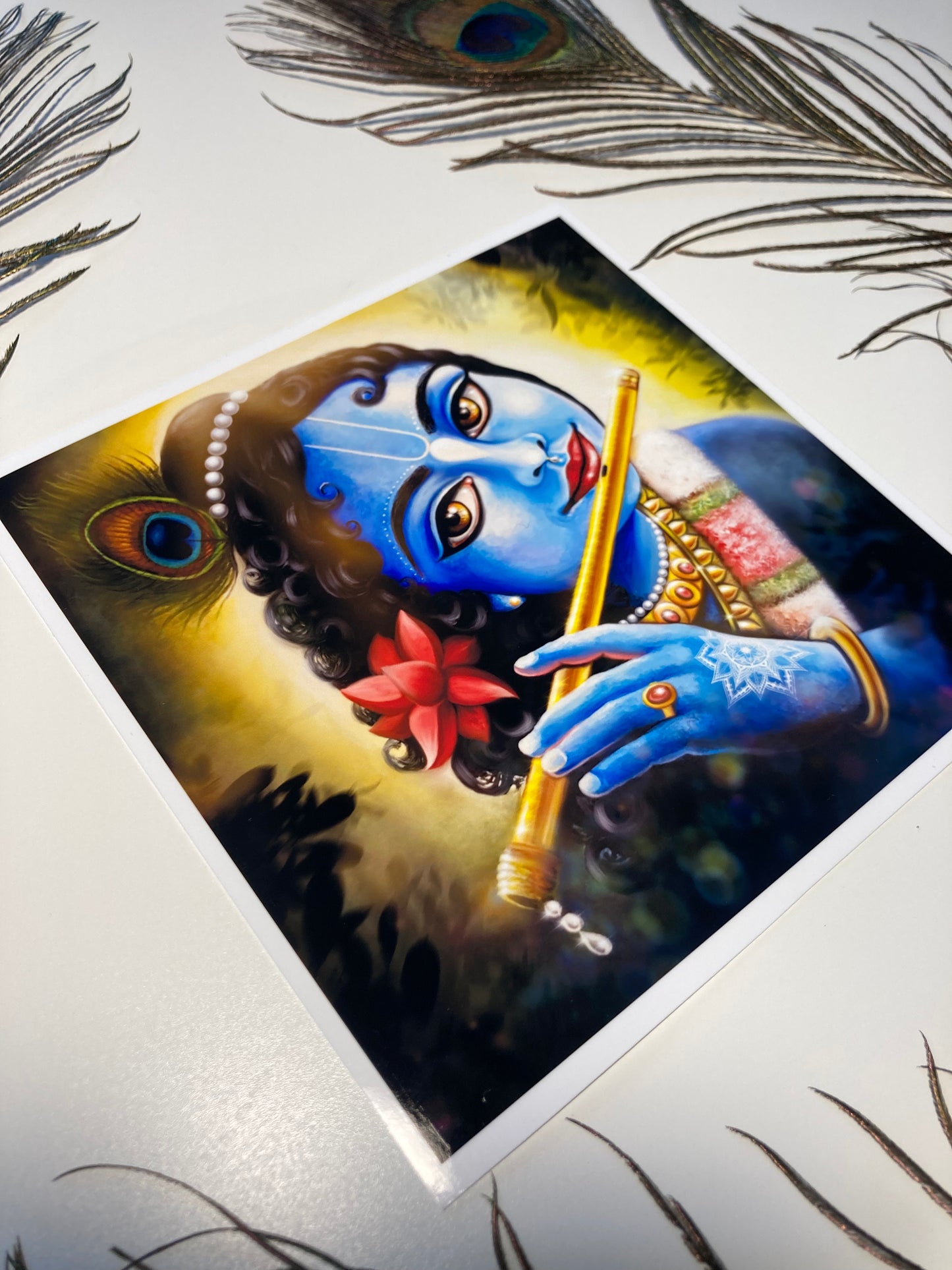 Smiling Krishna | Art Print