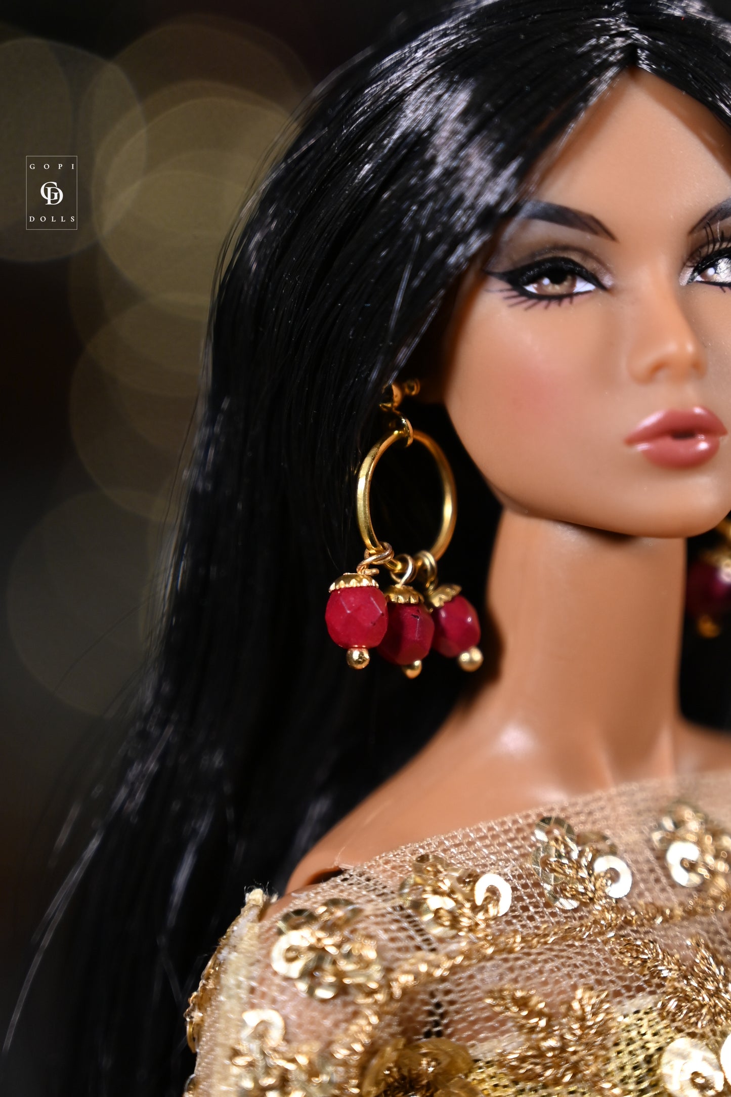 Bokeh Hoops 2 | Doll Earrings