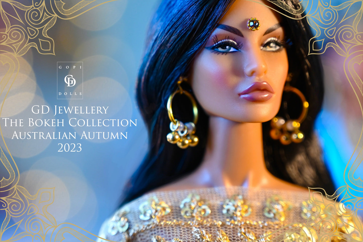 Bokeh Hoops| Doll Earrings