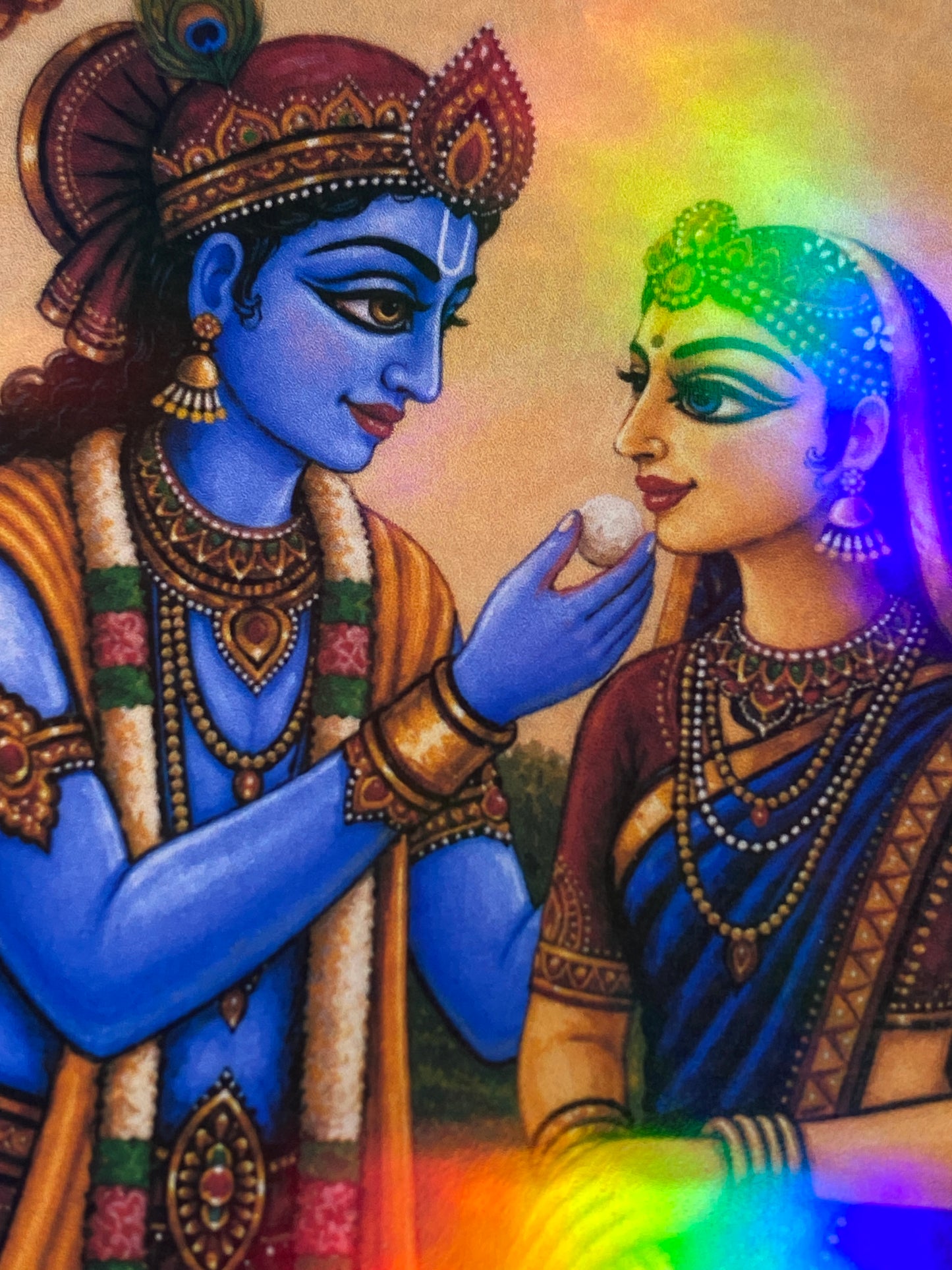 Krishna’s Sweet to Radha | Waterproof Sticker