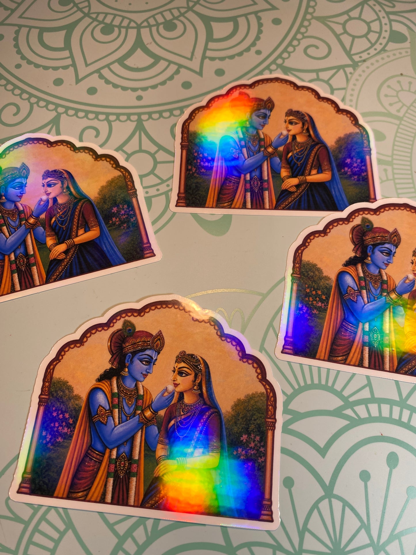 Krishna’s Sweet to Radha | Waterproof Sticker