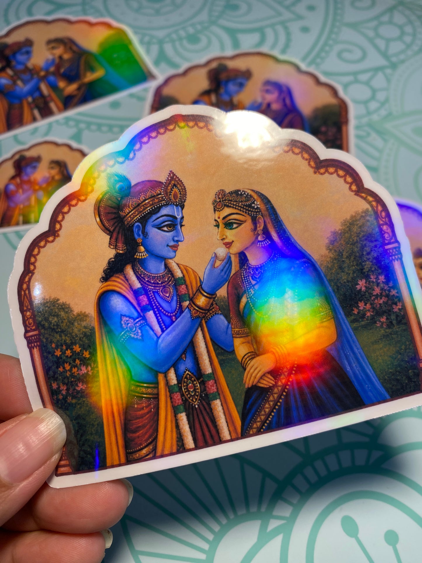 Krishna’s Sweet to Radha | Waterproof Sticker