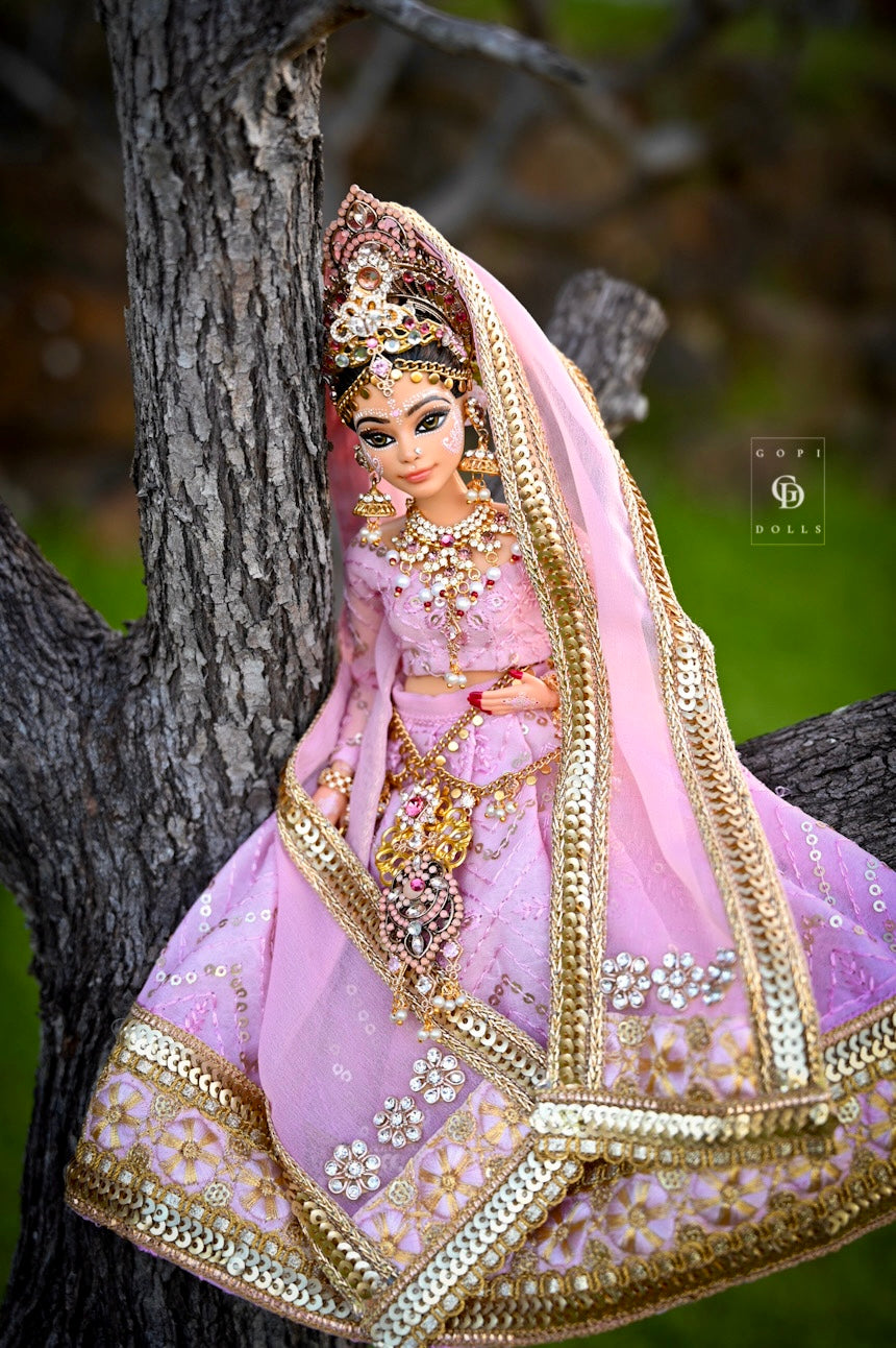Barbie Doll Lehenga Making #1 | Barbie Doll Lehenga Making #dollmakeup  #dollmakeover #punekarsneha | By Punekar SnehaFacebook