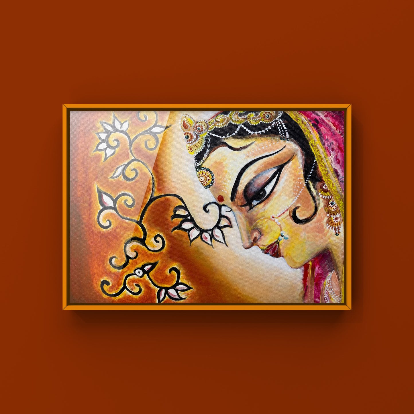 Radha Dreaming of Krishna | Art Print